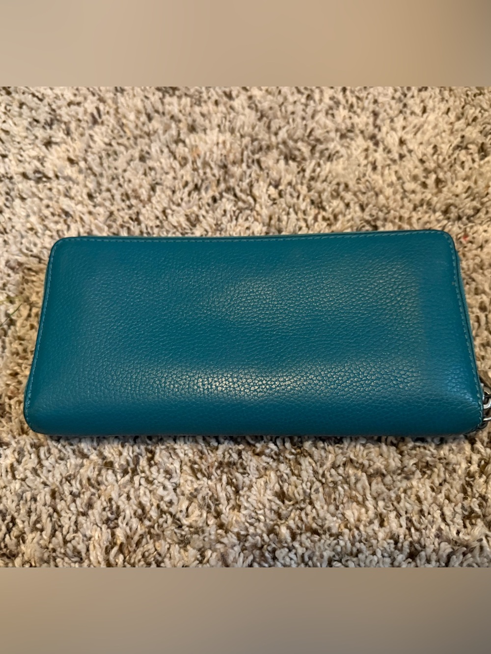 MICHAEL KORS Teal Zip-Around Wallet - Picture 2 of 6